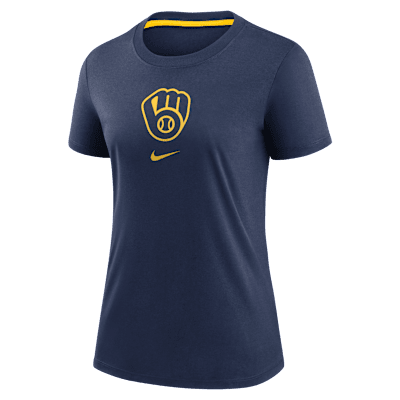 Milwaukee Brewers Authentic Collection Early Work Women S Nike MLB T